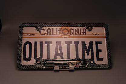 Saiyan Elite License plate frame with Vegeta