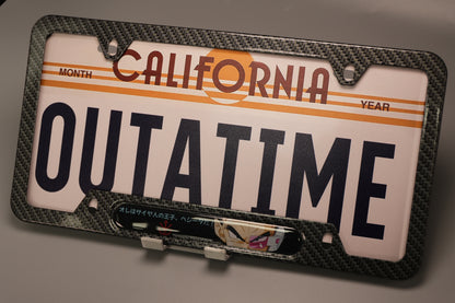 Saiyan Elite License plate frame with Vegeta