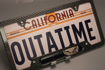 Saiyan Elite License plate frame with Vegeta