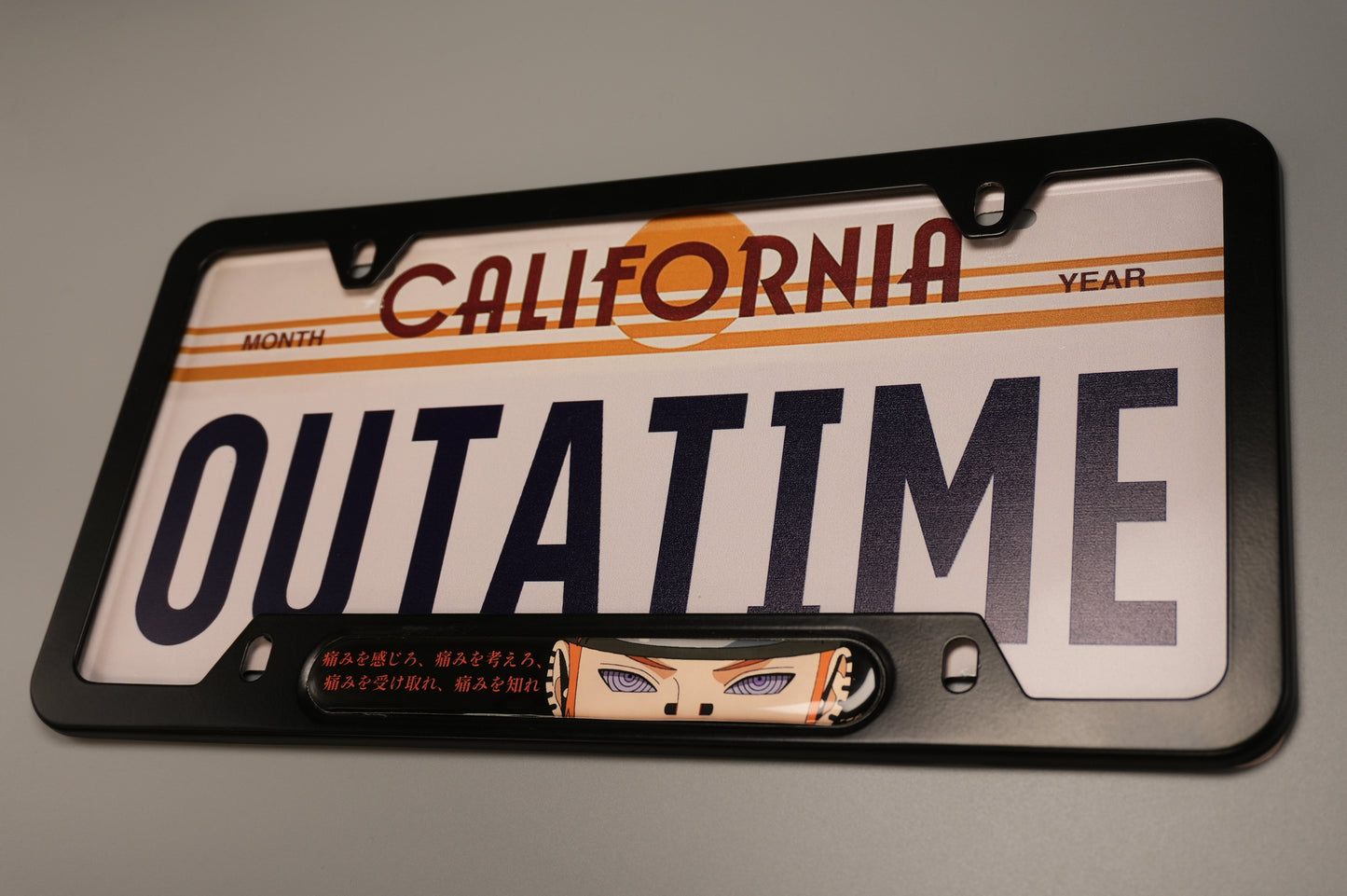 License Plate Frame plate frame alloy  Pain naruto  - Know the pain
