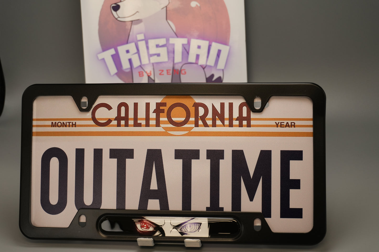 License plate frame Anime Naruto obito uchiha v2