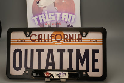 License plate frame Anime Naruto obito uchiha v2
