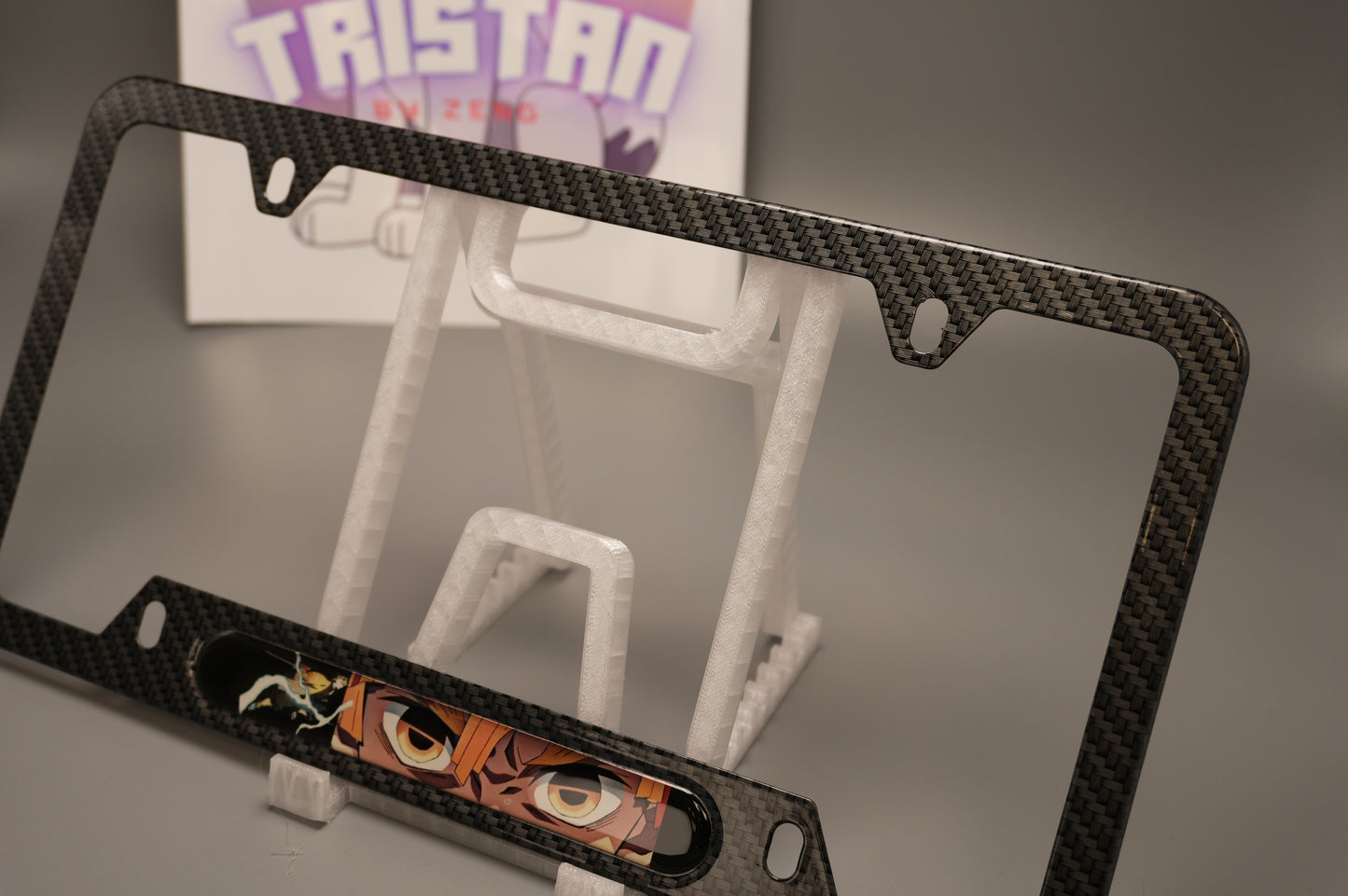 License plate frame aluminum - Zenitsu
