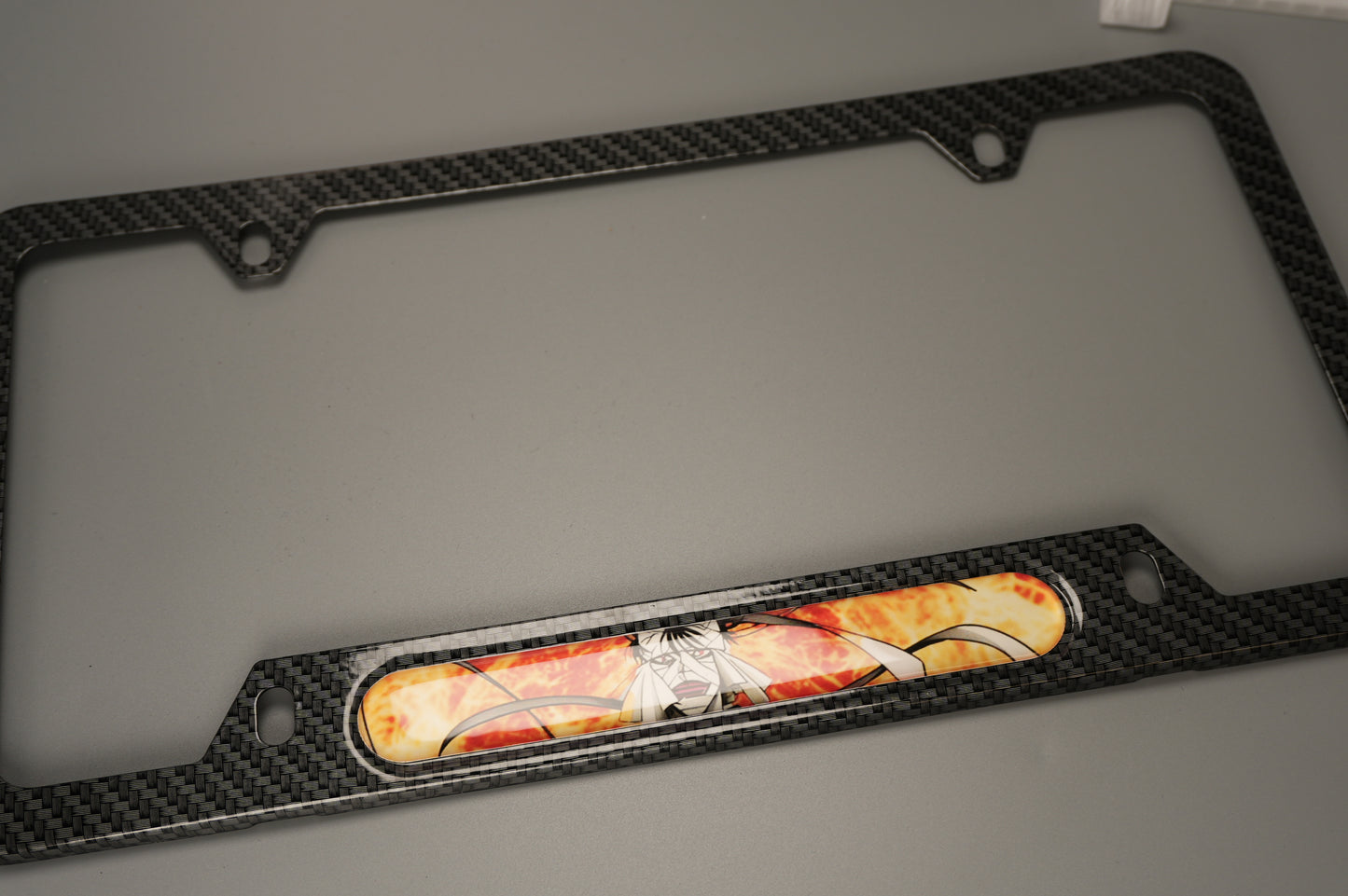 License plate frame aluminum - Anime Rurouni Kenshin SHISHIO SAMA