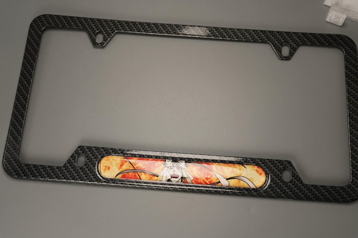 License plate frame aluminum - Anime Rurouni Kenshin SHISHIO SAMA