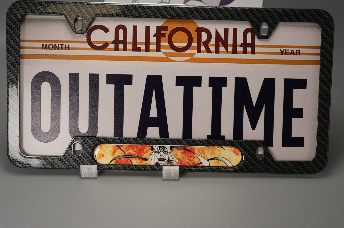 License plate frame aluminum - Anime Rurouni Kenshin SHISHIO SAMA