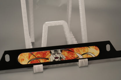 License plate frame aluminum - Anime Rurouni Kenshin SHISHIO SAMA