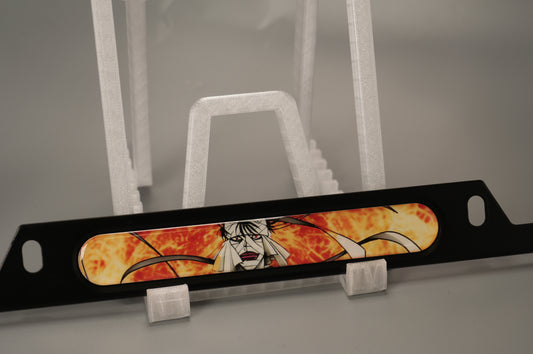 License plate frame aluminum - Anime Rurouni Kenshin SHISHIO SAMA