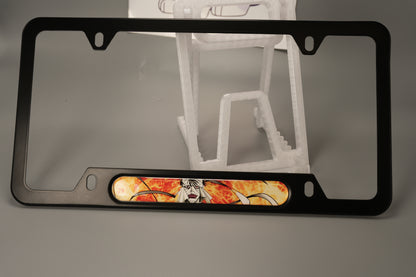 License plate frame aluminum - Anime Rurouni Kenshin SHISHIO SAMA