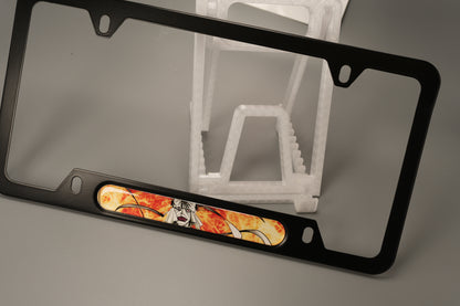 License plate frame aluminum - Anime Rurouni Kenshin SHISHIO SAMA