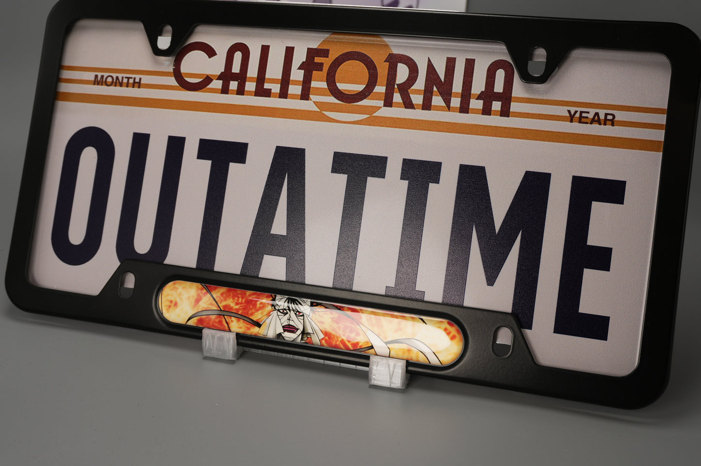 License plate frame aluminum - Anime Rurouni Kenshin SHISHIO SAMA