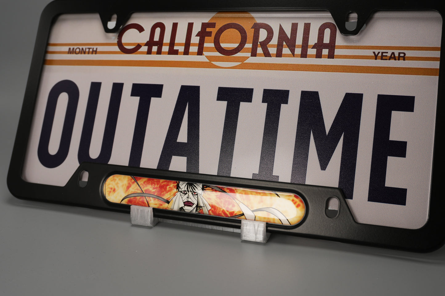 License plate frame aluminum - Anime Rurouni Kenshin SHISHIO SAMA