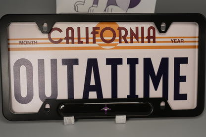 License plate frame aluminum - Anime White beard jolly roger