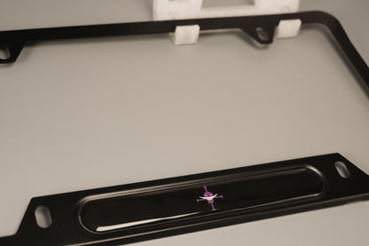 License plate frame aluminum - Anime White beard jolly roger