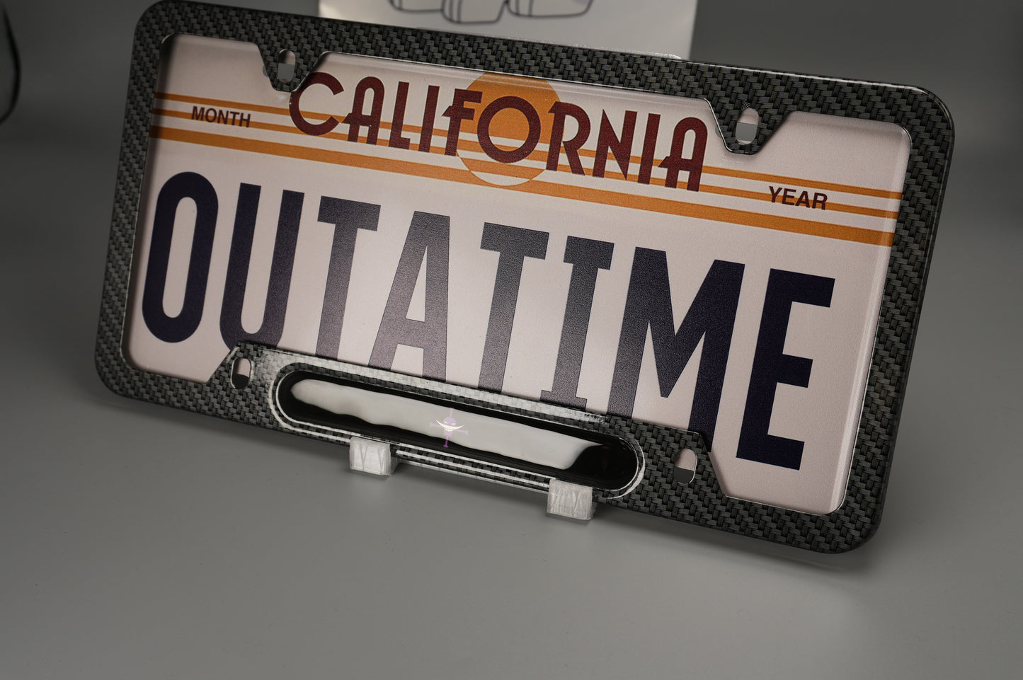 License plate frame aluminum - Anime White beard jolly roger