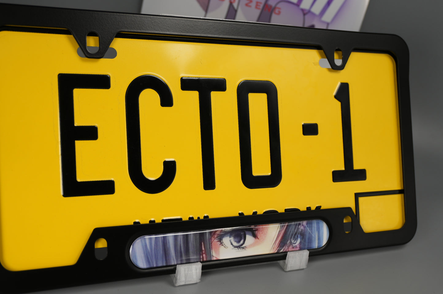 License plate frame aluminum - Anime Mikasa Attack of titans