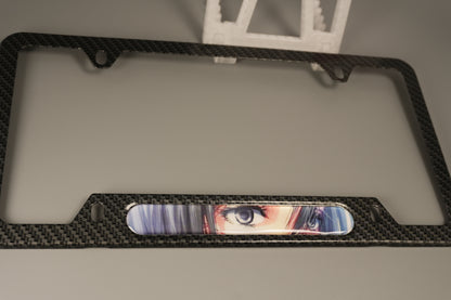 License plate frame aluminum - Anime Mikasa Attack of titans