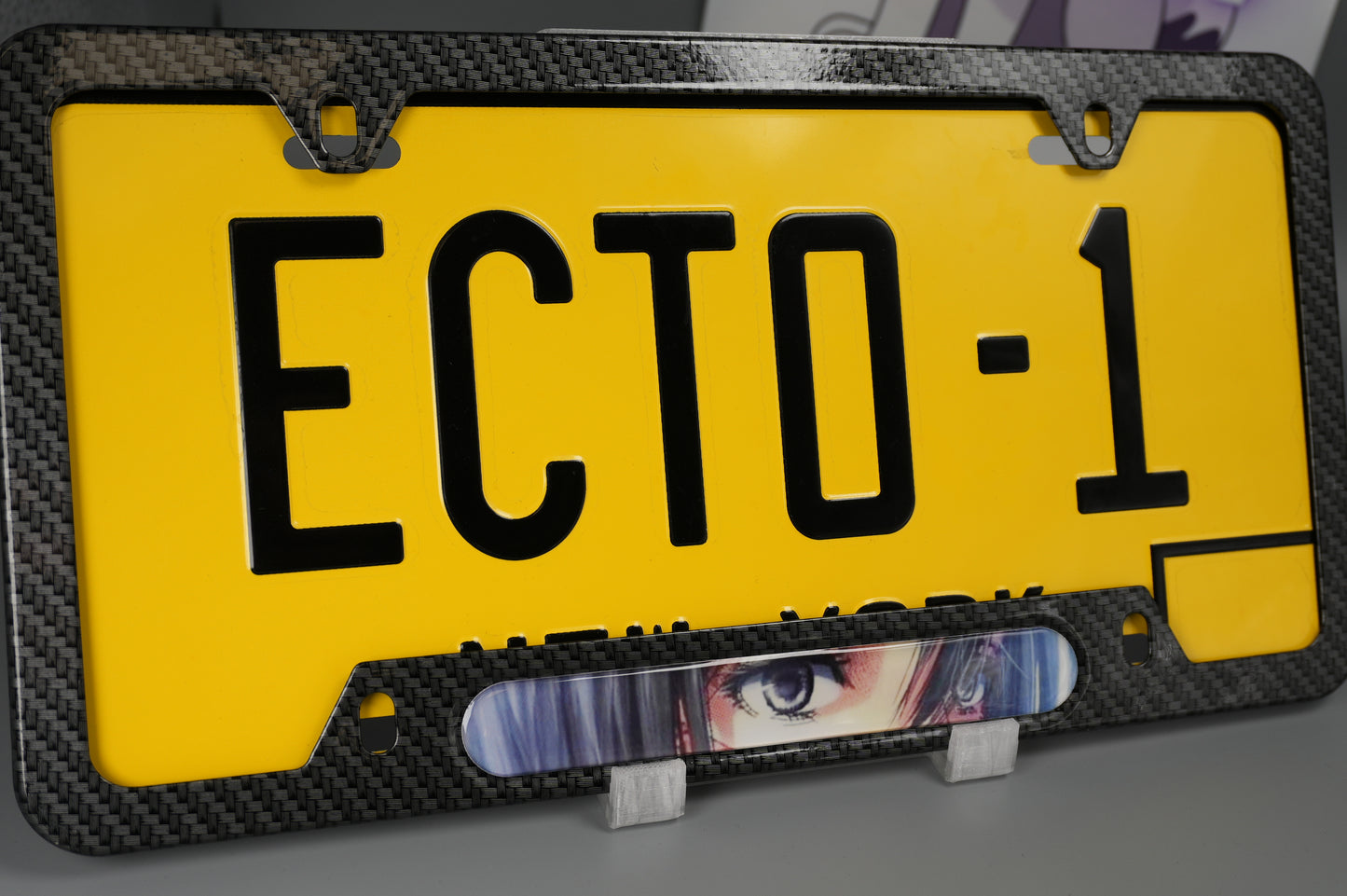 License plate frame aluminum - Anime Mikasa Attack of titans