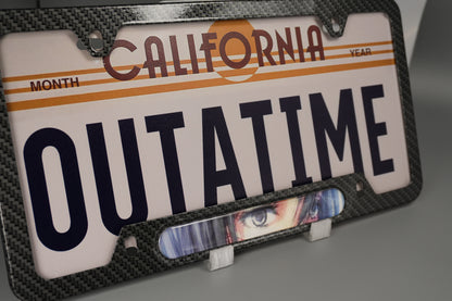 License plate frame aluminum - Anime Mikasa Attack of titans