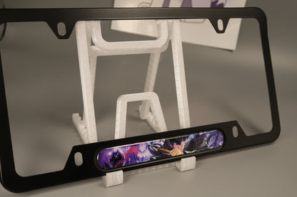 License plate frame aluminum - Solo leveling Jin woo