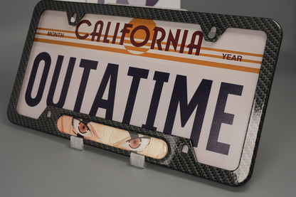 License plate frame aluminum Anime - Tsunade Creation Rebirth — Strength of a Hundred Technique
