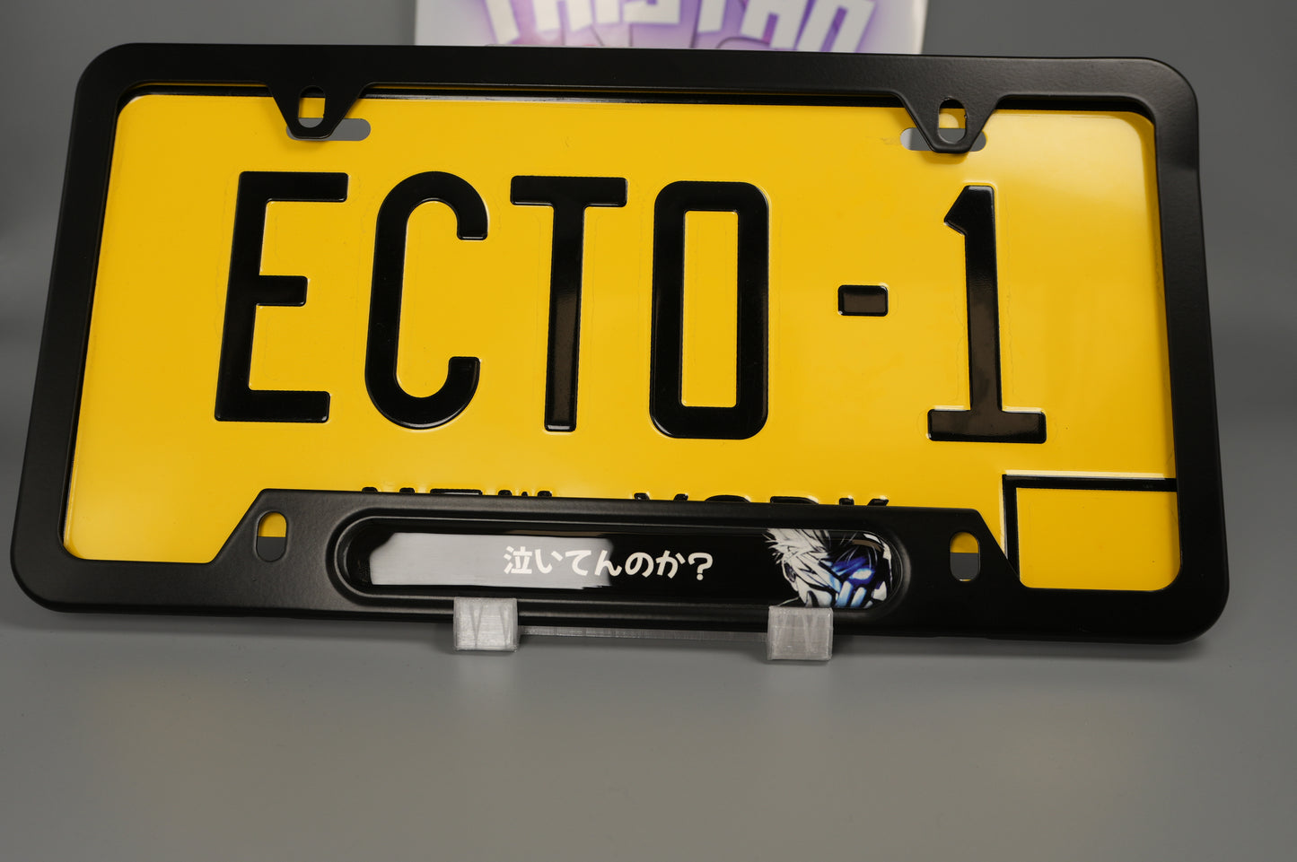 License plate frame aluminum Anime - Jujustsu Kaisen Gojo