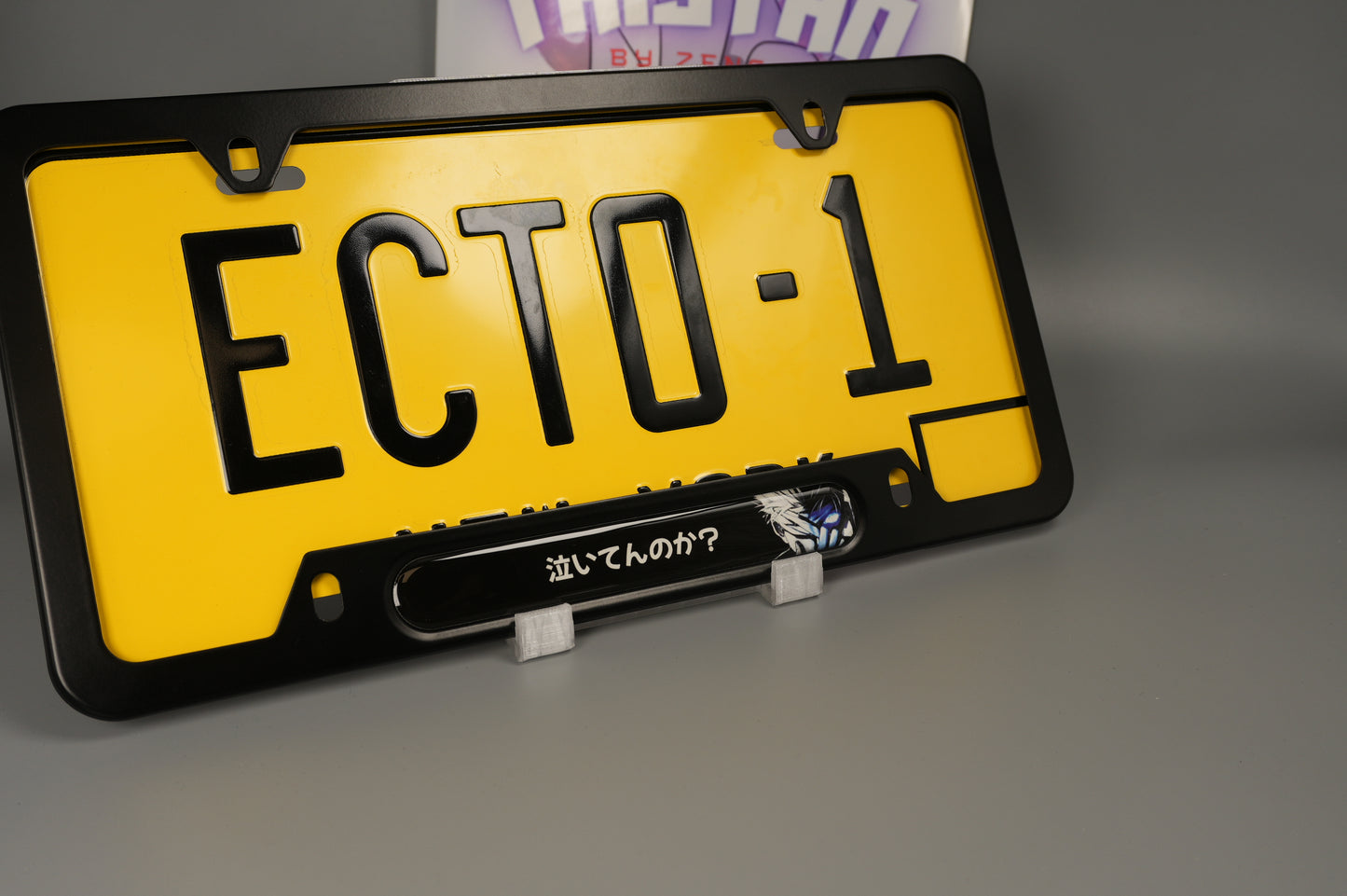 License plate frame aluminum Anime - Jujustsu Kaisen Gojo