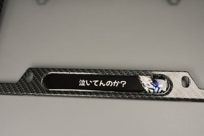 License plate frame aluminum Anime - Jujustsu Kaisen Gojo