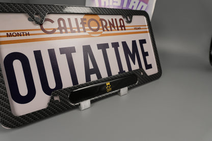 License plate frame aluminum CEL - Traction off