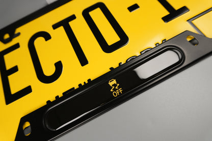 License plate frame aluminum CEL - Traction off