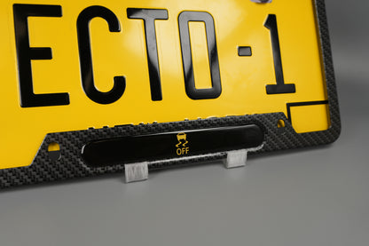 License plate frame aluminum CEL - Traction off