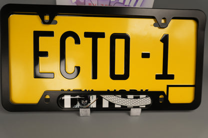 License plate frame aluminum Anime - Obanai Iguro, the Serpent Hashira Demon Slayer (fan art)