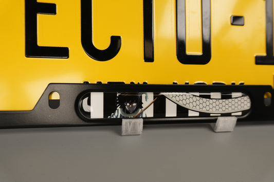 License plate frame aluminum Anime - Obanai Iguro, the Serpent Hashira Demon Slayer (fan art)