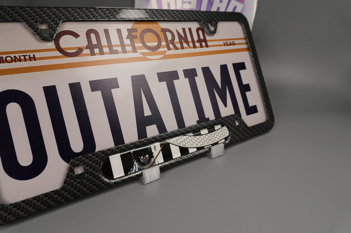 License plate frame aluminum Anime - Obanai Iguro, the Serpent Hashira Demon Slayer (fan art)