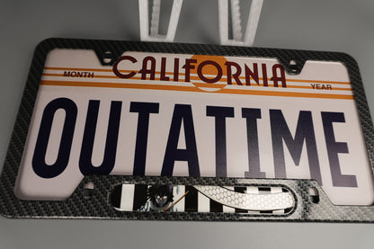 License plate frame aluminum Anime - Obanai Iguro, the Serpent Hashira Demon Slayer (fan art)