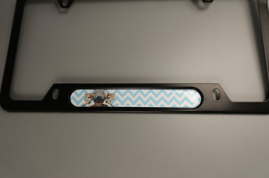 License plate frame aluminum Anime - Demon Slayer Inosuke Hashibira(fan art)