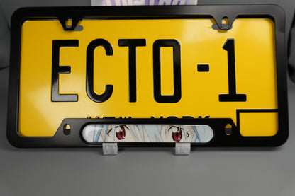 License plate frame aluminum Anime - Rei Ayamaniv2