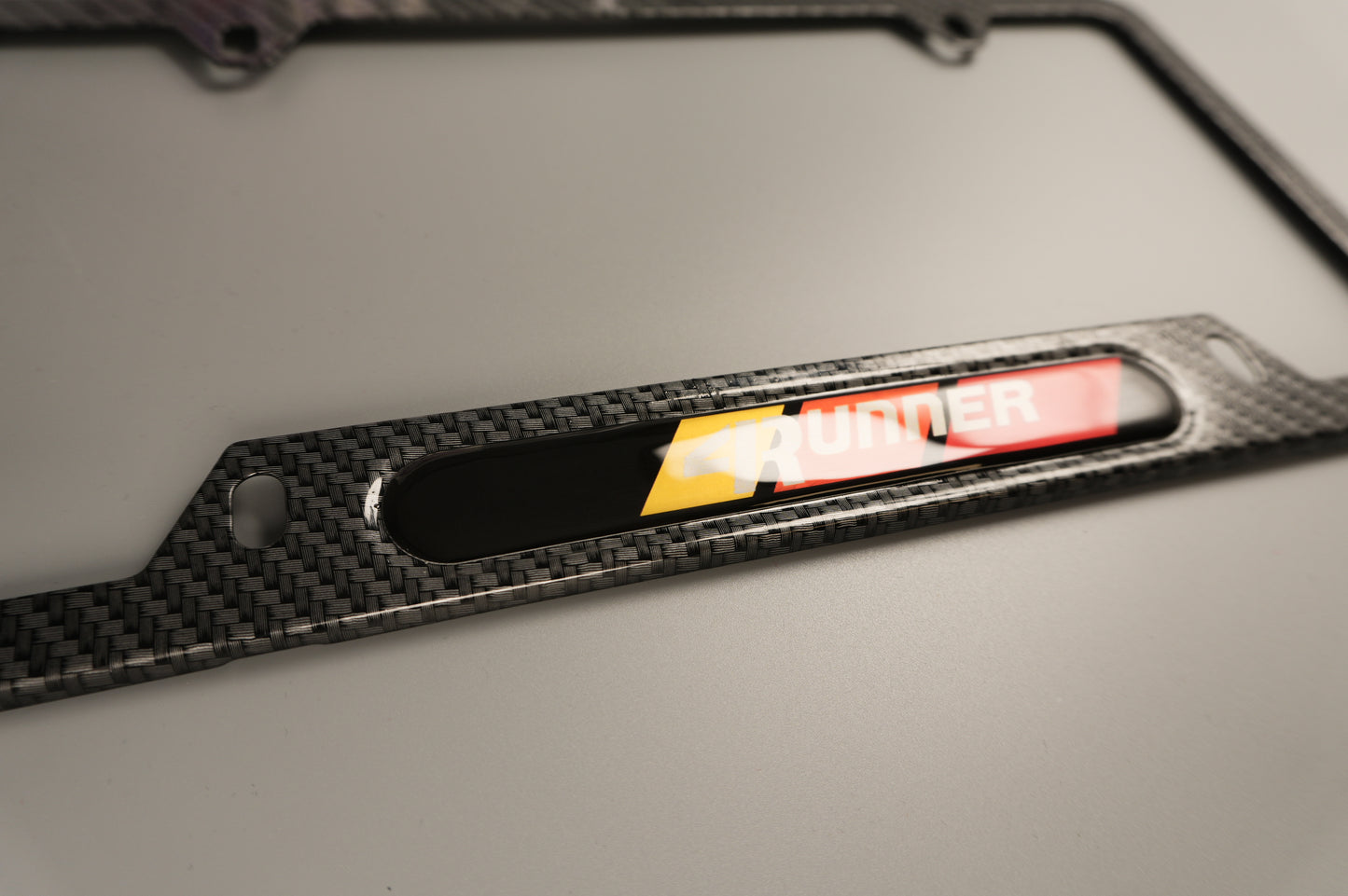 License plate frame aluminum 4 runner