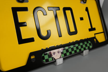 License plate frame aluminum Anime - Demon Slayer Tanjiro (fan art)