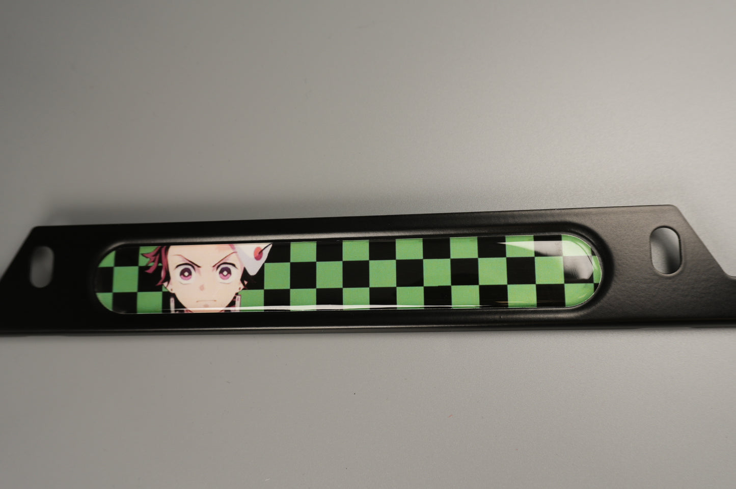 License plate frame aluminum Anime - Demon Slayer Tanjiro (fan art)