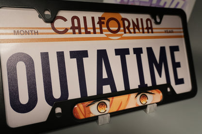 License plate frame aluminum Anime - Makima Chainsaw man