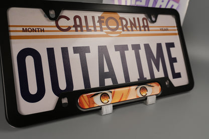 License plate frame aluminum Anime - Makima Chainsaw man