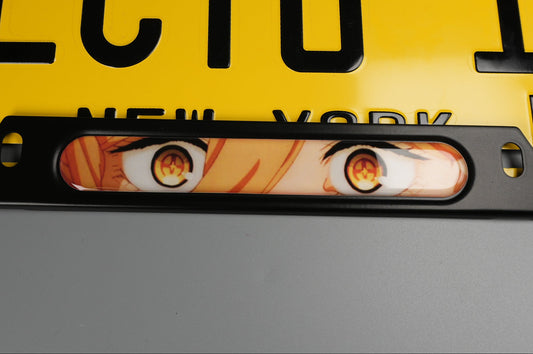 License plate frame aluminum Anime - Makima Chainsaw man