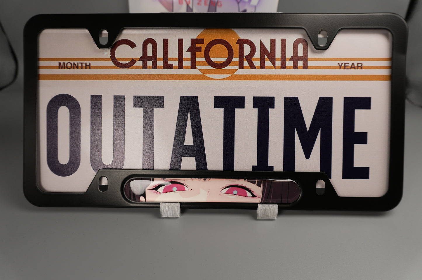 License plate frame aluminum Anime - Yumeko Jabami (蛇喰 夢子)  Kakeguru