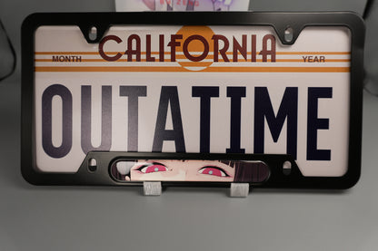 License plate frame aluminum Anime - Yumeko Jabami (蛇喰 夢子)  Kakeguru