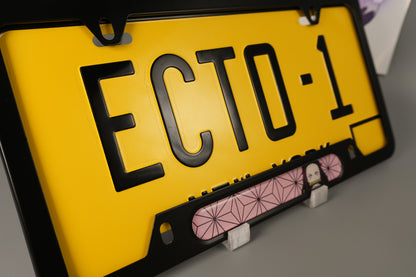 License plate frame aluminum Anime - Demon Slayer Nezunko (fan art)