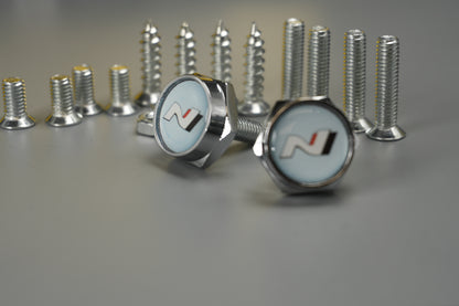 License Plate bolts N Line Nline