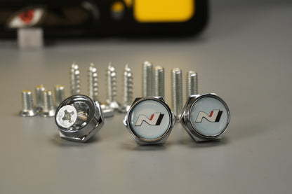 License Plate bolts N Line Nline