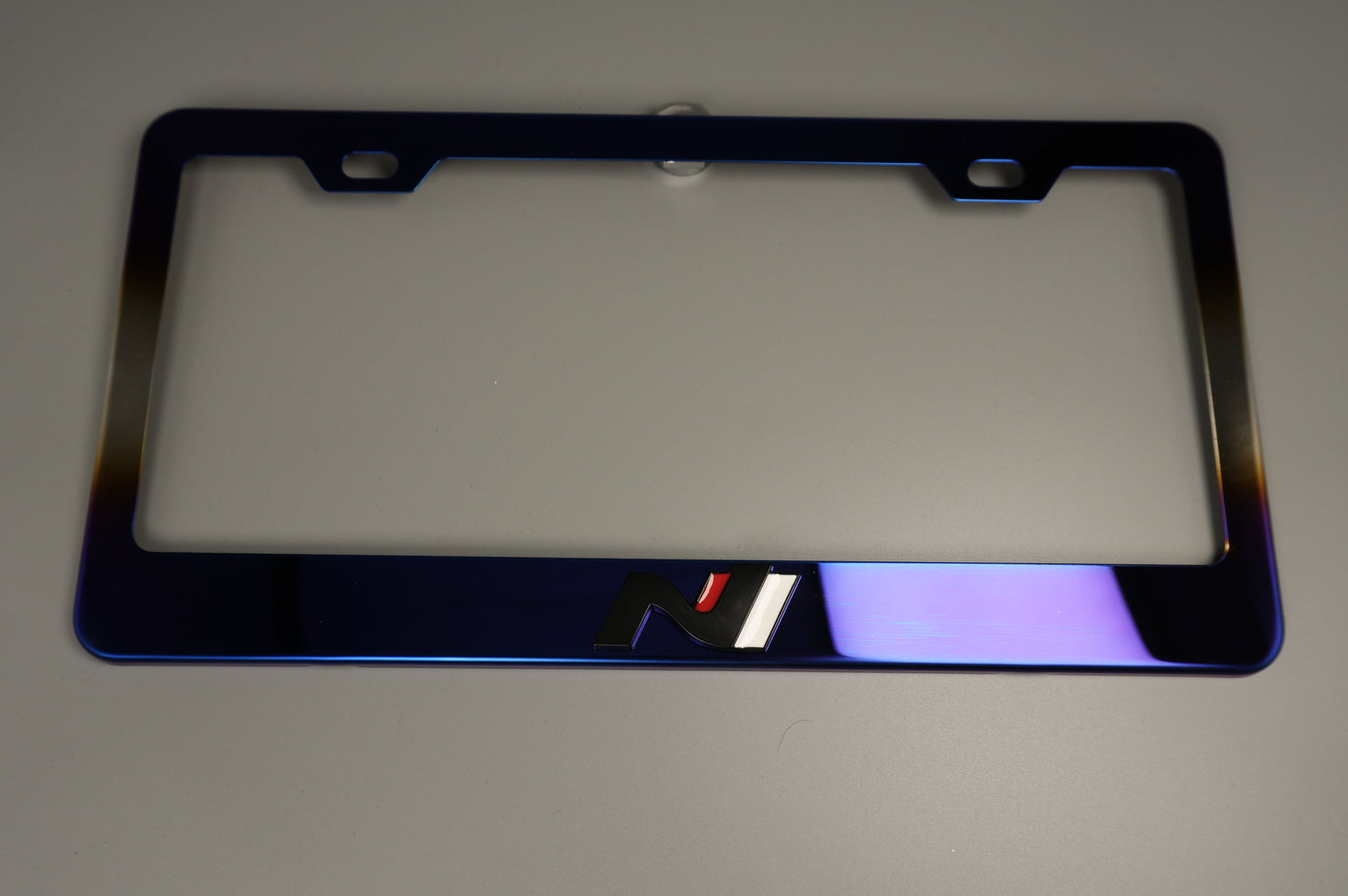 License Plate Frame Hyundai N  for Elantra N Kona N Veloster N Neo Chrome or Ti