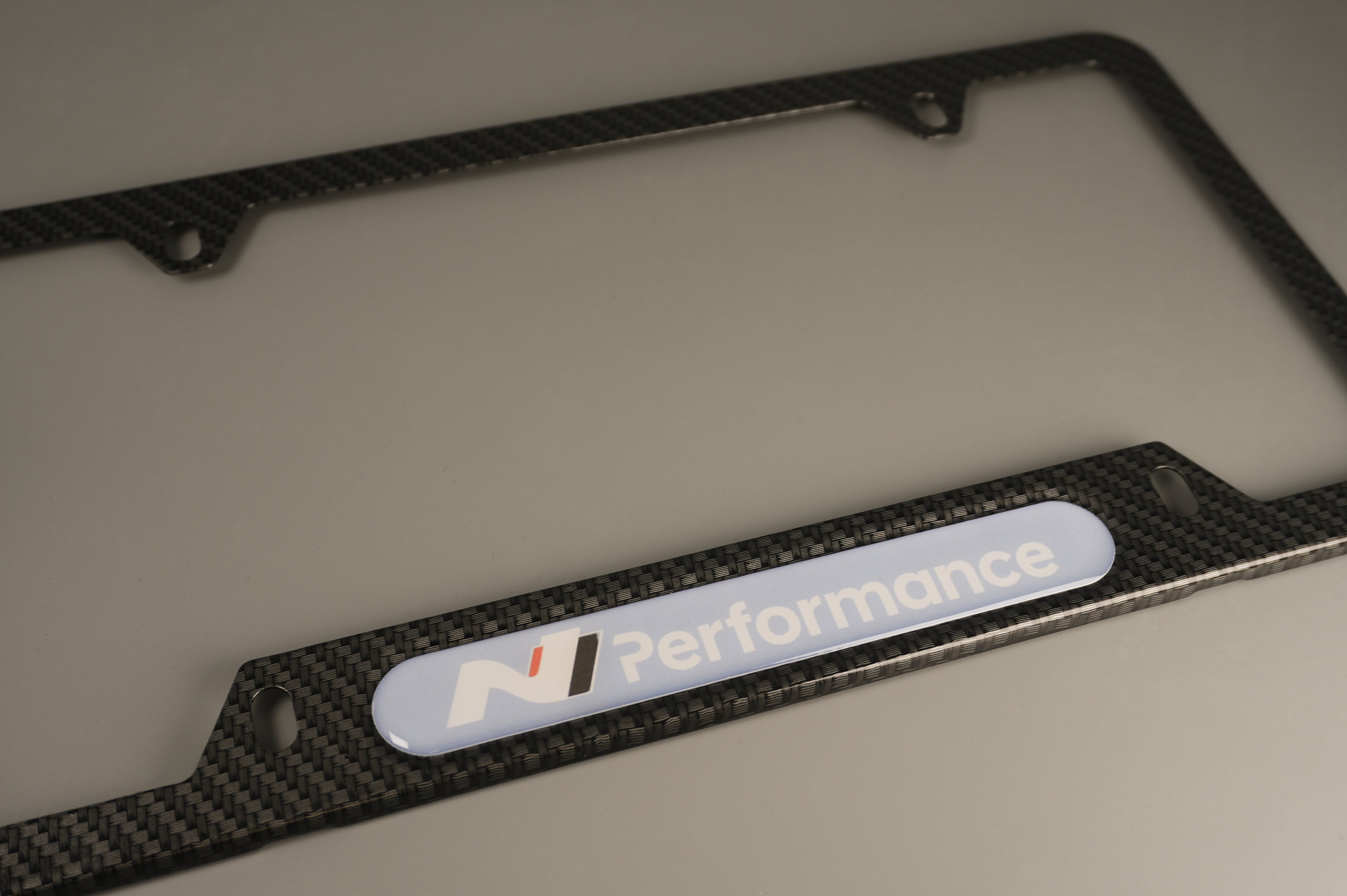 License Plate Frame Hyundai N Performance for Elantra N Kona N Veloster N (blue)